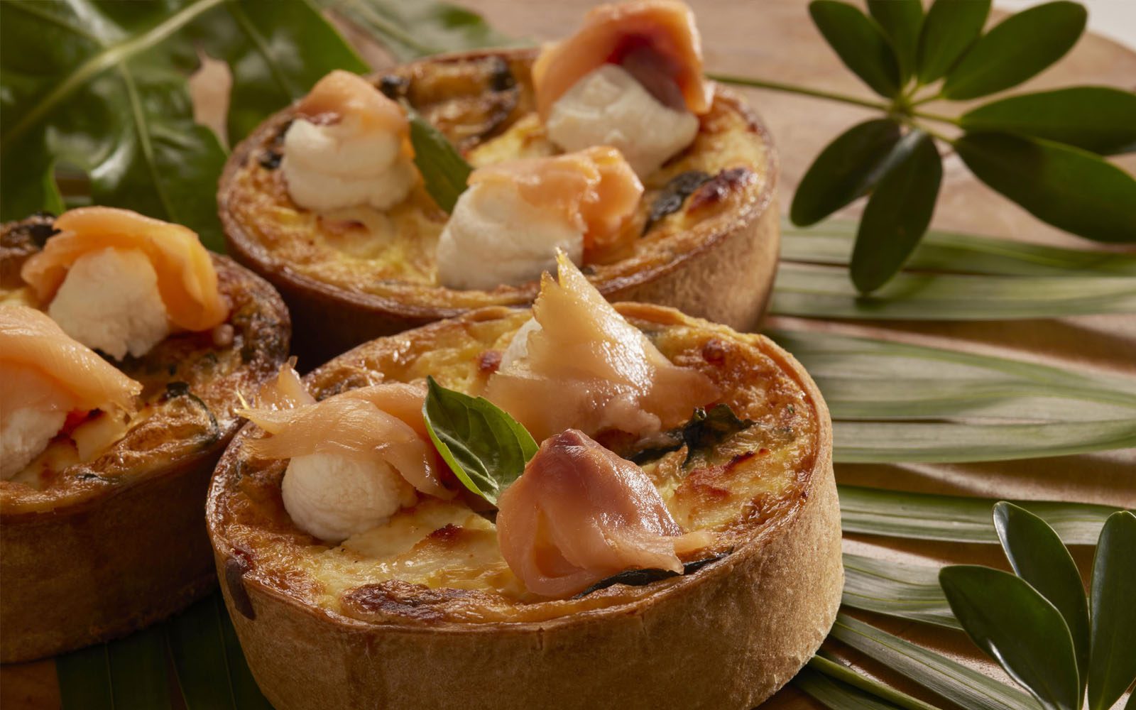 Chef Urielle's Salmon and Cream Cheese Quiche