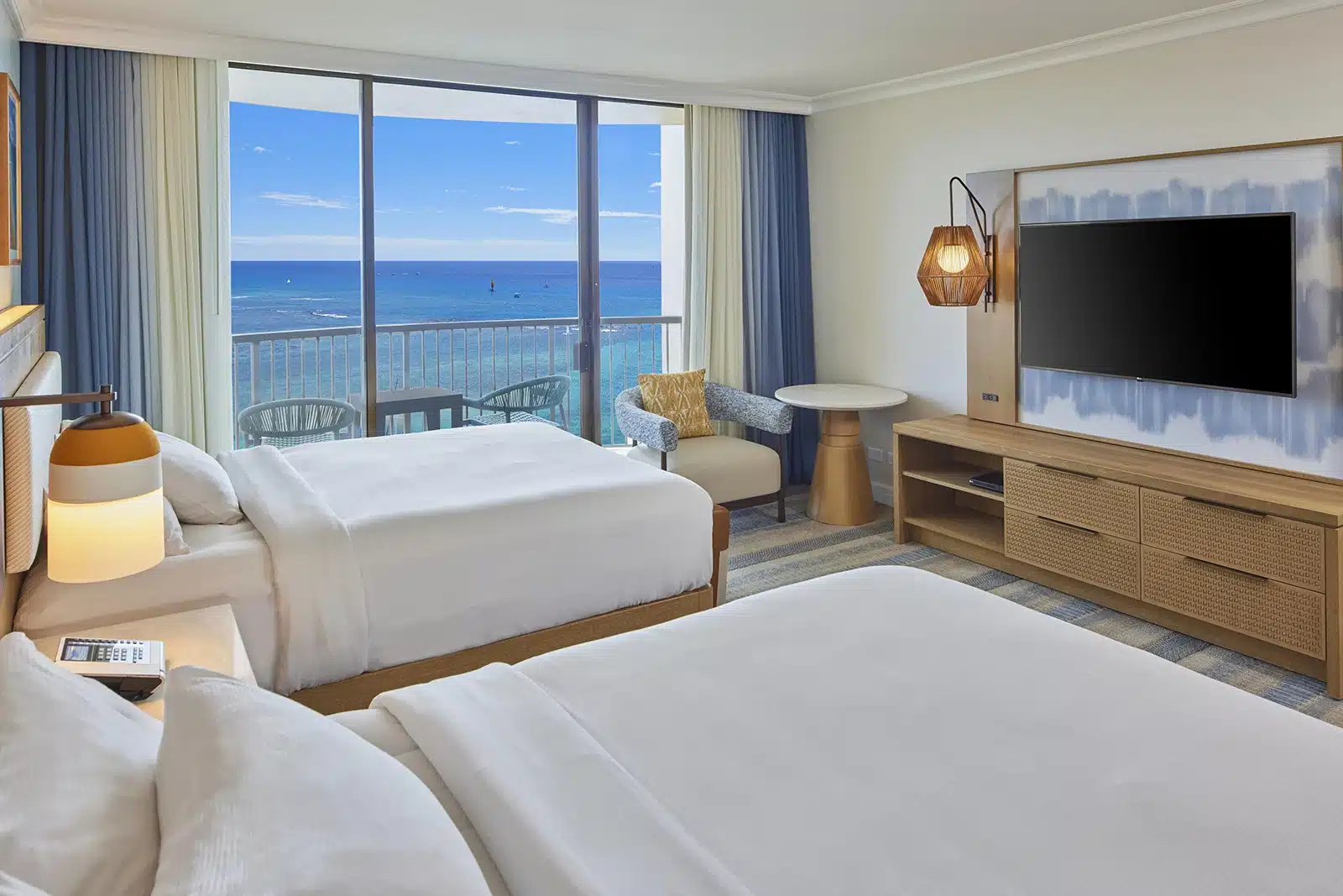 Rainbow Kai Ocean Front Two Queens room