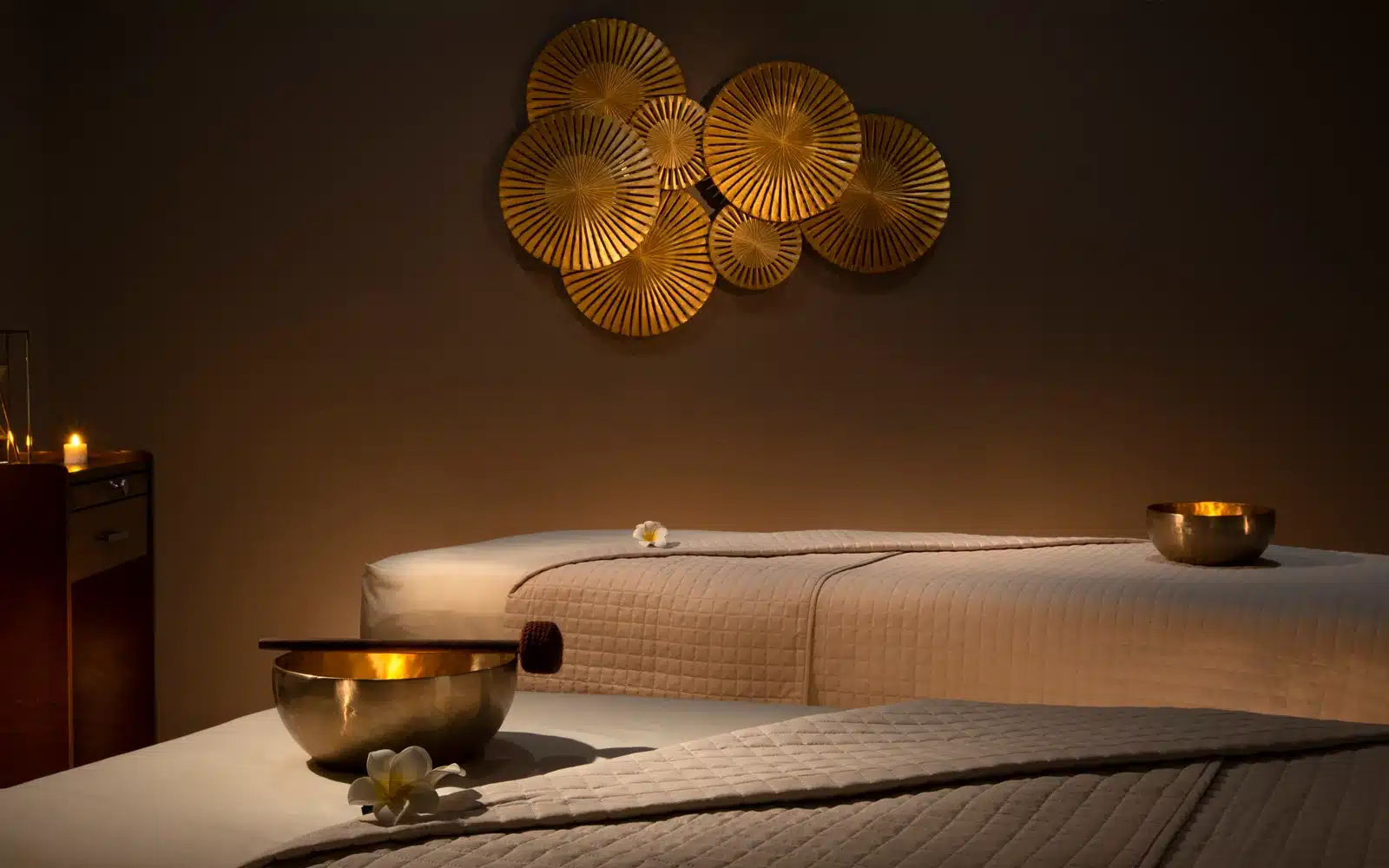 Massage table at the Mandara Spa at the Hilton Hawaiian Village