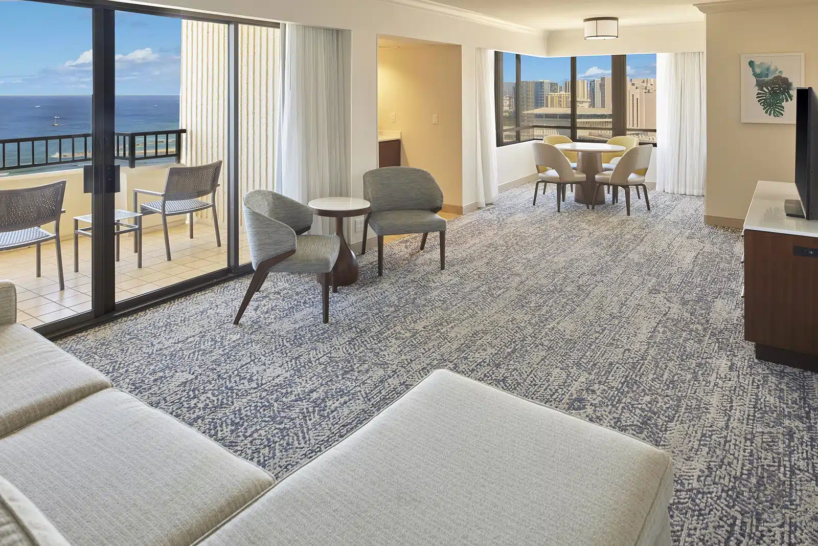 Tapa Collection Corner Ocean View One Bedroom Suite with 1 King Bed