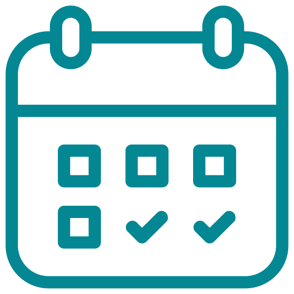 Icon of a calendar