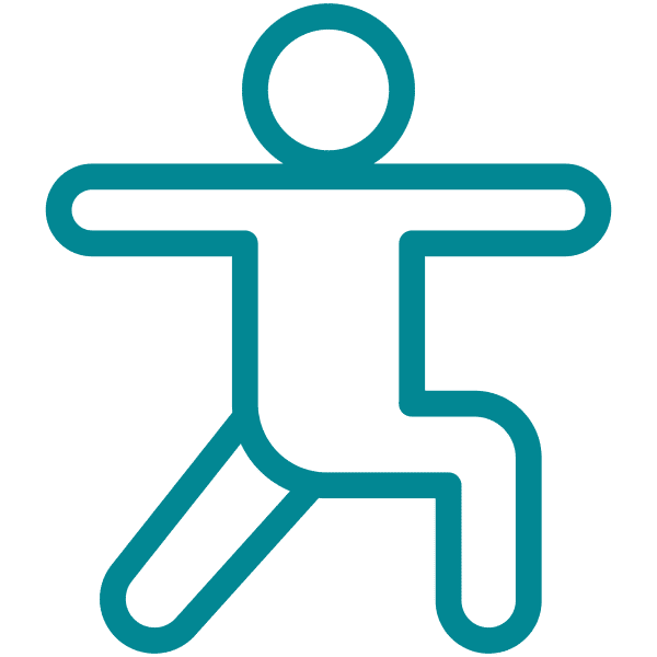 Illustration of a person exercising
