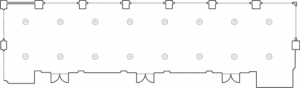 Rainbow Suite Reception Floor Plan