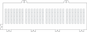 South Pacific Ballroom Classroom setup