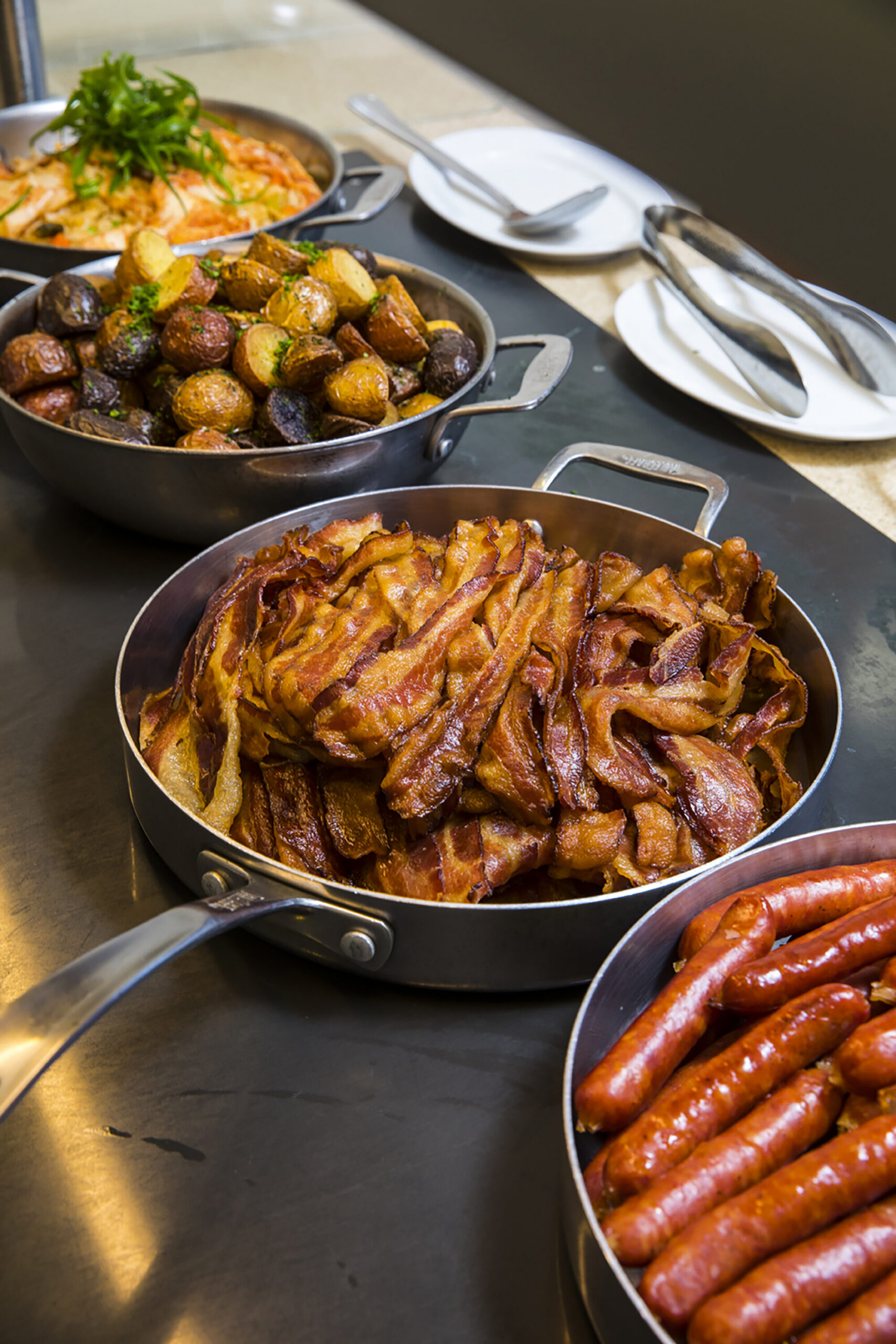 buffet line