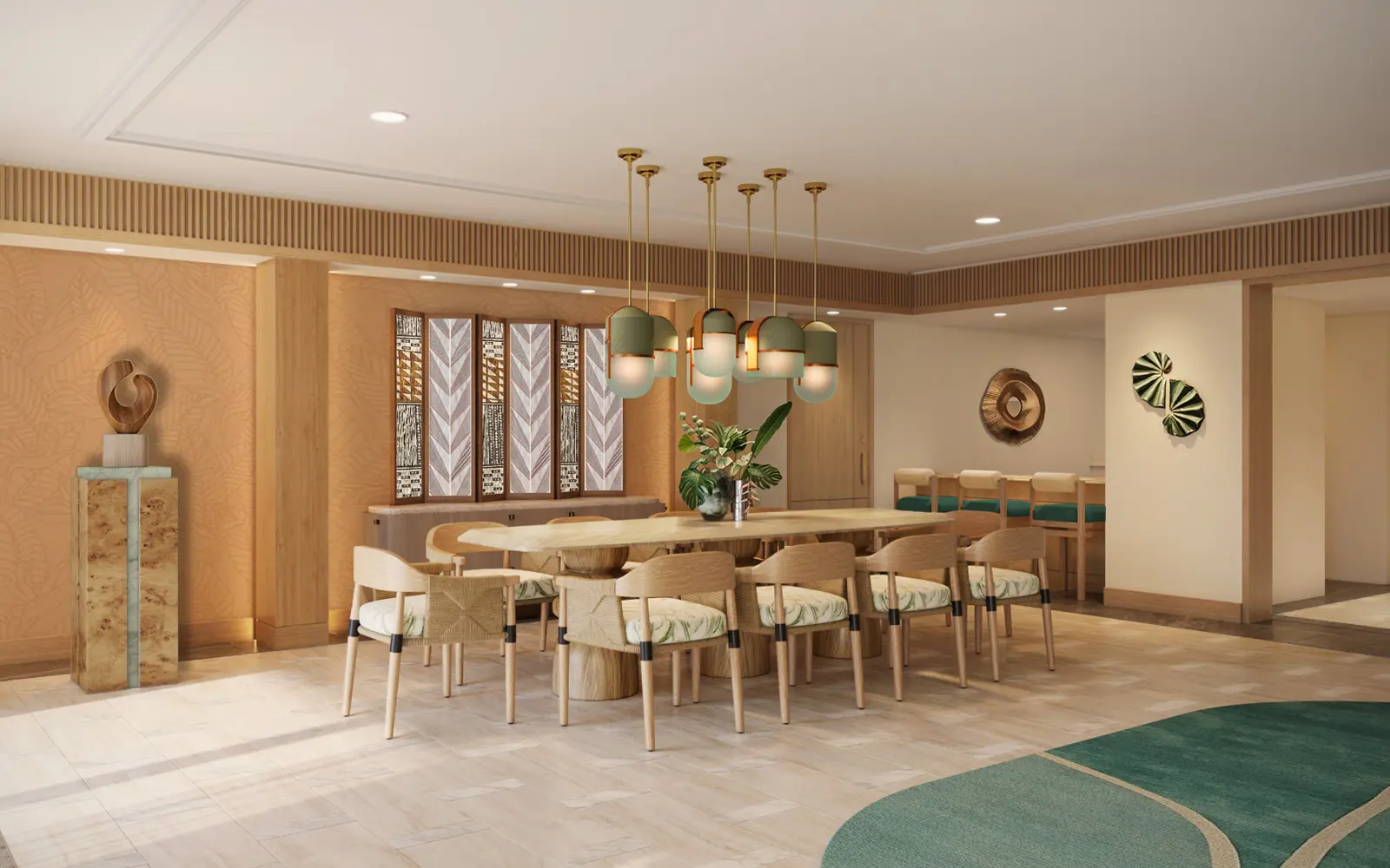 A rendering of the Presidential Suite at The Ali'i